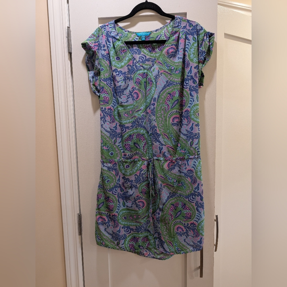 100% Silk Tori Richard Honolulu Shift,12